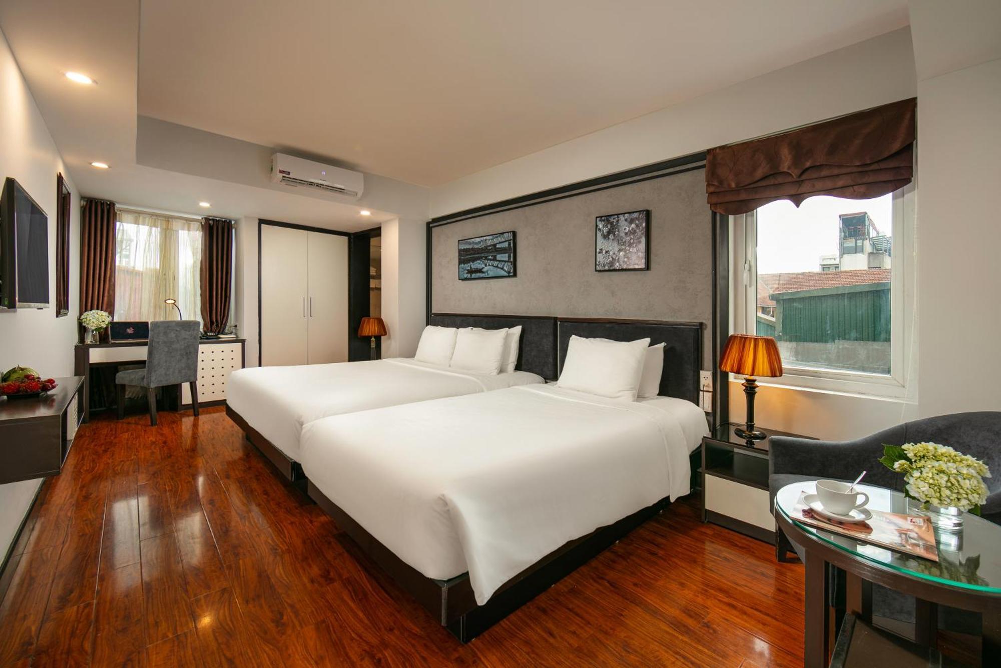 Golden Sun Suites Hotel Hanoi Exterior foto
