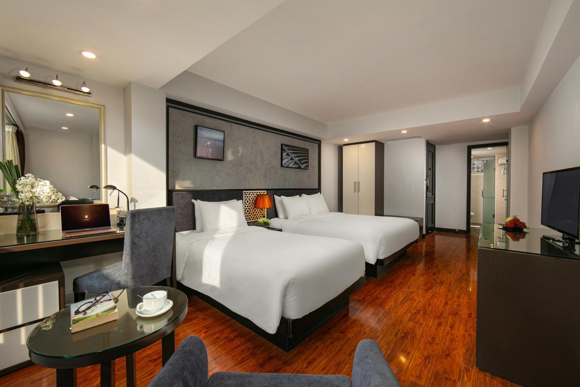 Golden Sun Suites Hotel Hanoi Exterior foto
